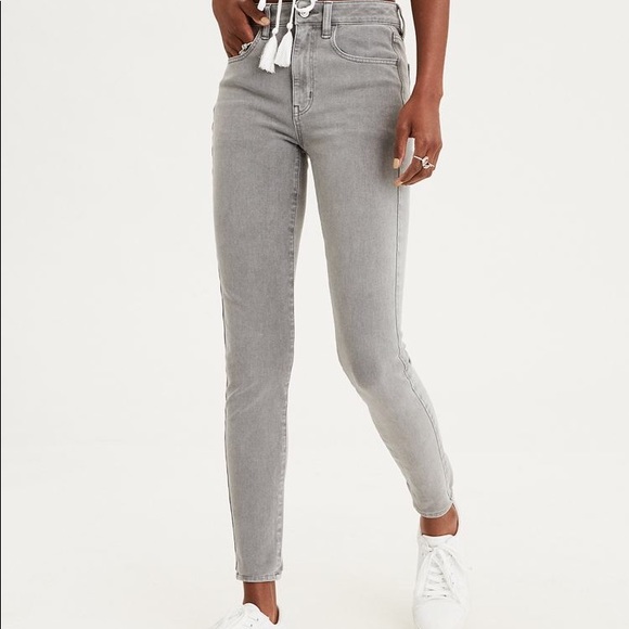 american eagle gray jeans